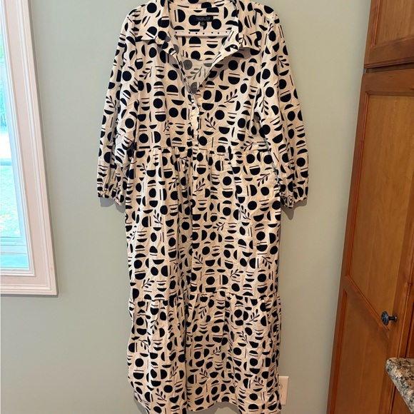 Rachel Zoe Monochrome Geometric Blouse - Picture 1 of 2